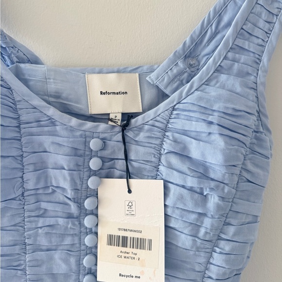 REFORMATION NWT Archer Top 2 - Picture 3 of 5